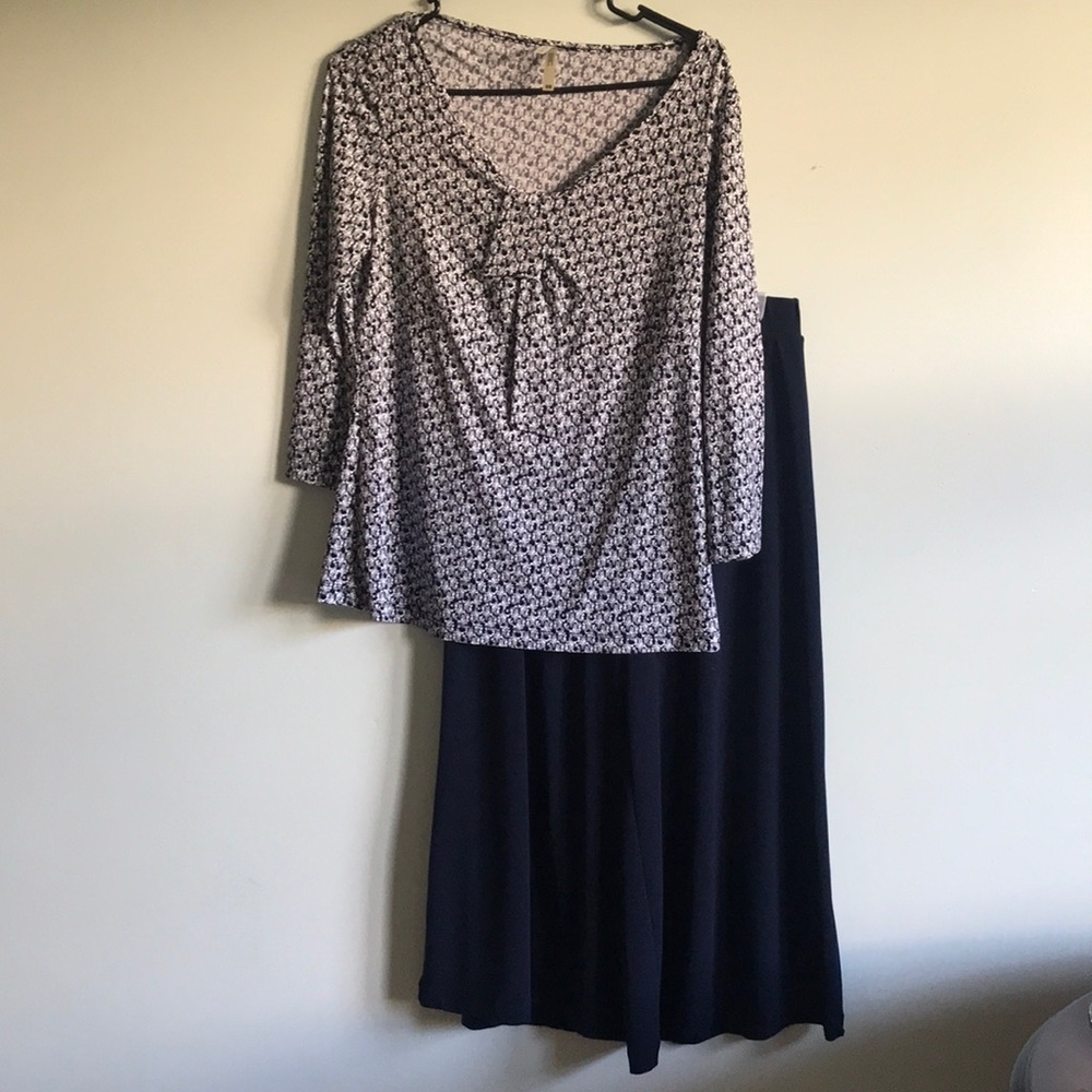 Navy blue outfit